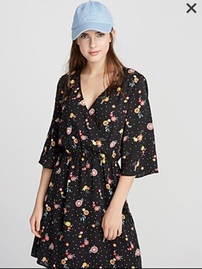 twik Black Floral Dress